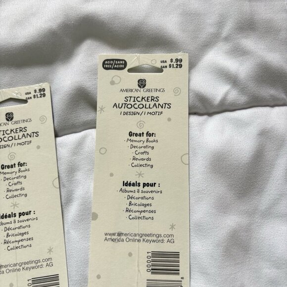 NEW Vintage 90s Stickety Doo Da Smiley Face Rabbit Easter Bunny Stickers 4 Packs - Picture 3 of 4